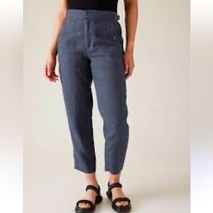Athleta voyager linen pants size